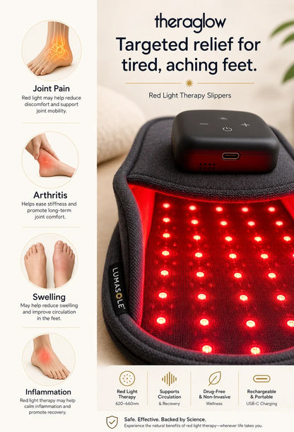 Theraglow™ Red Light Slippers